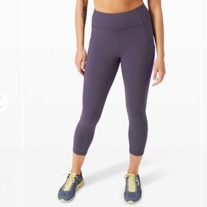 Lululemon Invigorate High-Rise Crop 23" - Midnight Orchid